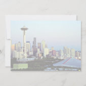 Seattle with Mount Rainier, Washington State, U.S. (Back)