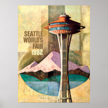 Seattle World's Fair 1962 Vintage Poster