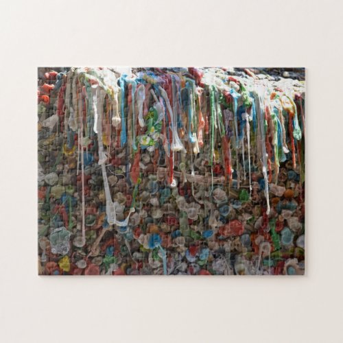 Seattles Famed Gum Wall Jigsaw Puzzle