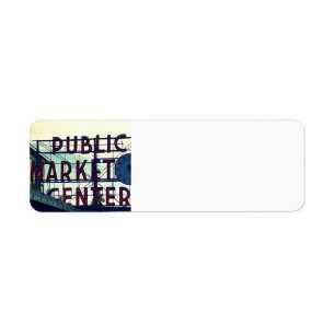 Seattles Pikes Place Market Label