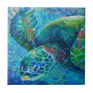 SeaTurtle Ceramic Tile
