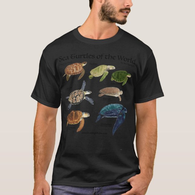 Seaurtles of the World friends T-Shirt (Front)