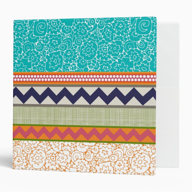 seaview beauty stripe 3 ring binder (Front/Inside)