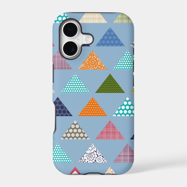 seaview triangle blue Case-Mate iPhone case (Back)