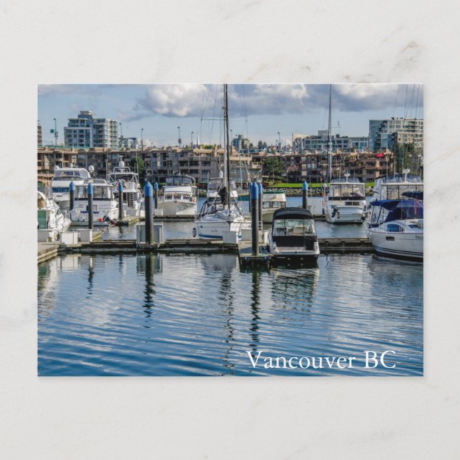 Seawall Vancouver BC Postcard (Front)