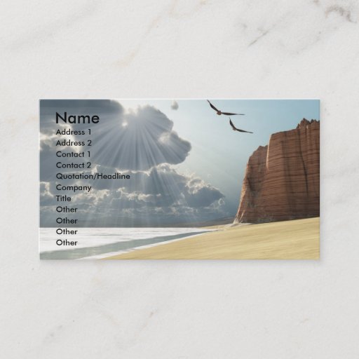 Customizable SEAWARD BUSINESS CARD