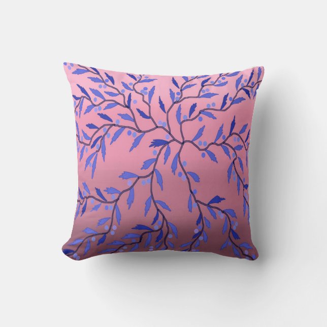 Seaweed 3 Throw Pillow (Front)