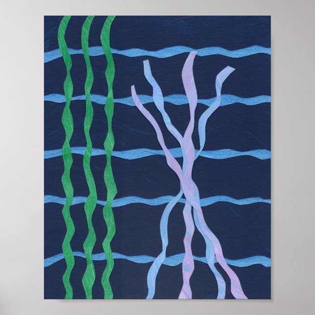 Seaweed and Coral Poster (Front)