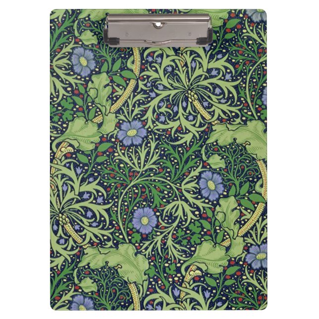 Seaweed art nouveau design by William Morris Clipboard (Front)