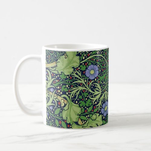 Seaweed art nouveau design by William Morris Coffee Mug