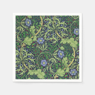 Seaweed art nouveau design by William Morris Napkins