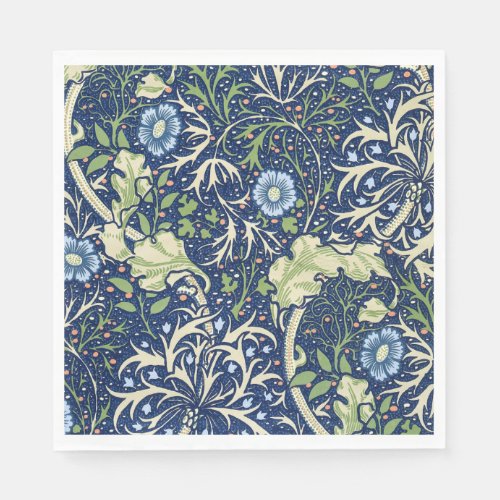 Seaweed by William Morris Napkins