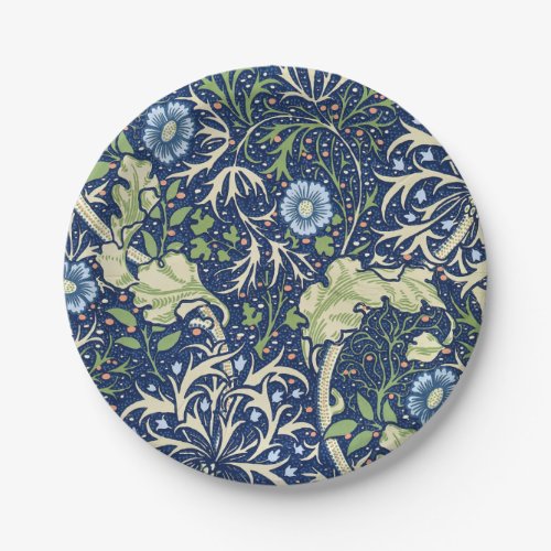 Seaweed by William Morris Paper Plates