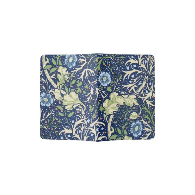 Seaweed (by William Morris) Passport Holder (Opened)