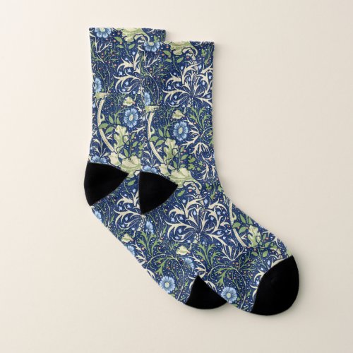 Seaweed by William Morris Socks