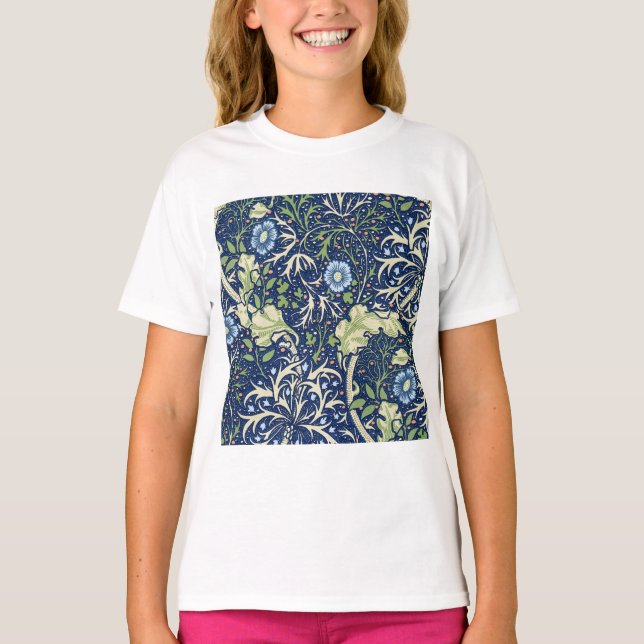 Seaweed (by William Morris) T-Shirt (Front)