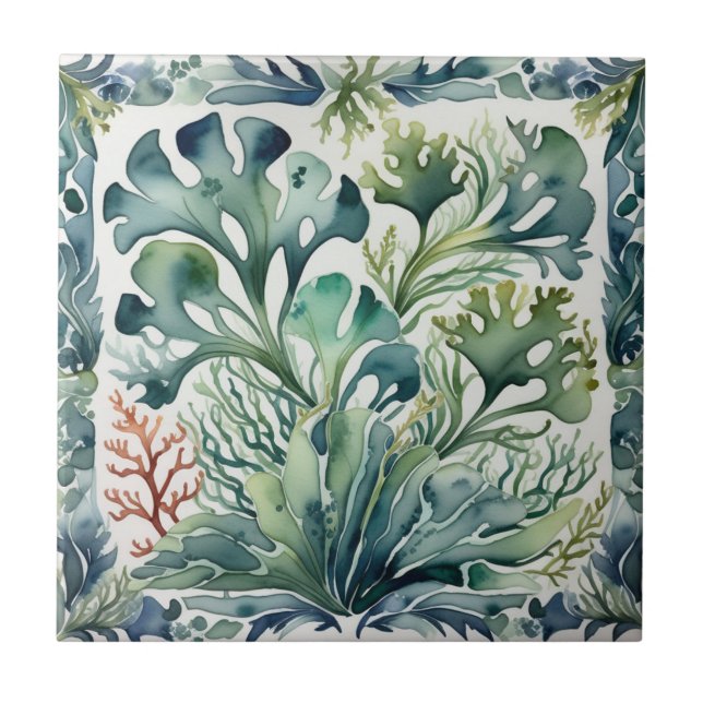 Seaweed Ceramic Tile (Front)