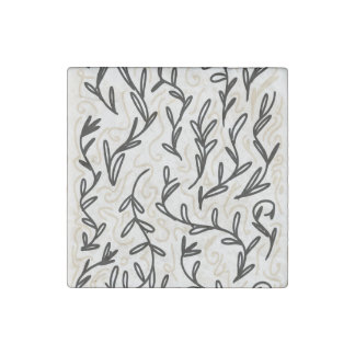 Seaweed Napkins Stone Magnet
