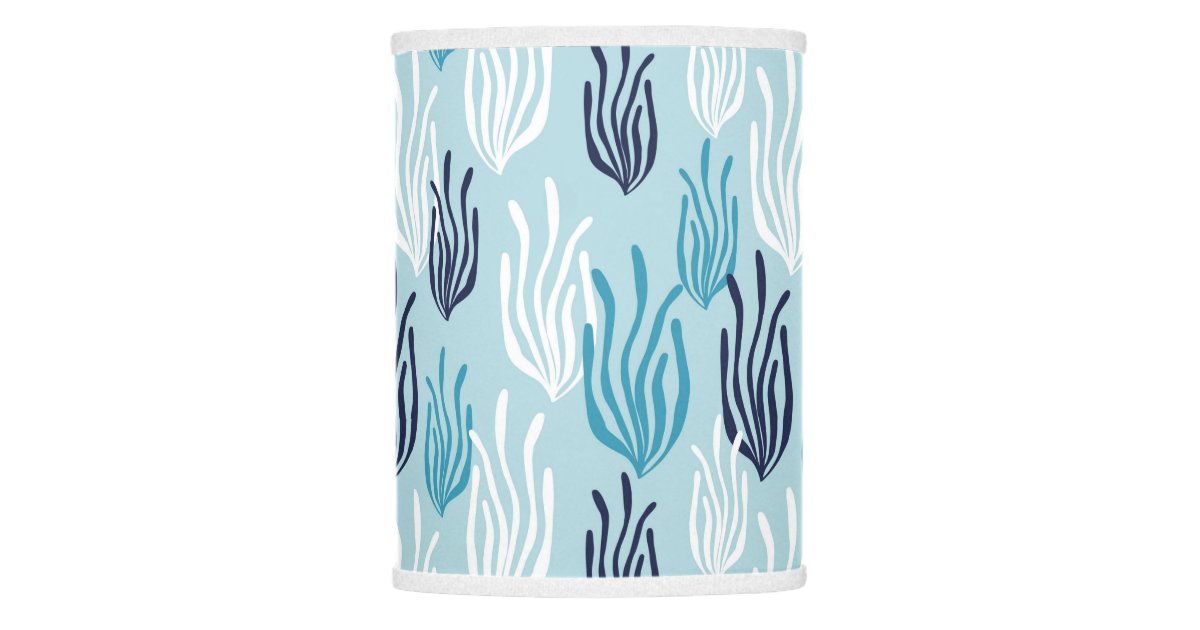 Seaweed Ocean Blue Lamp Shade Zazzle