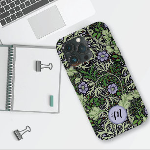 Seaweed Pattern Monogram William Morris iPhone 13 Pro Case