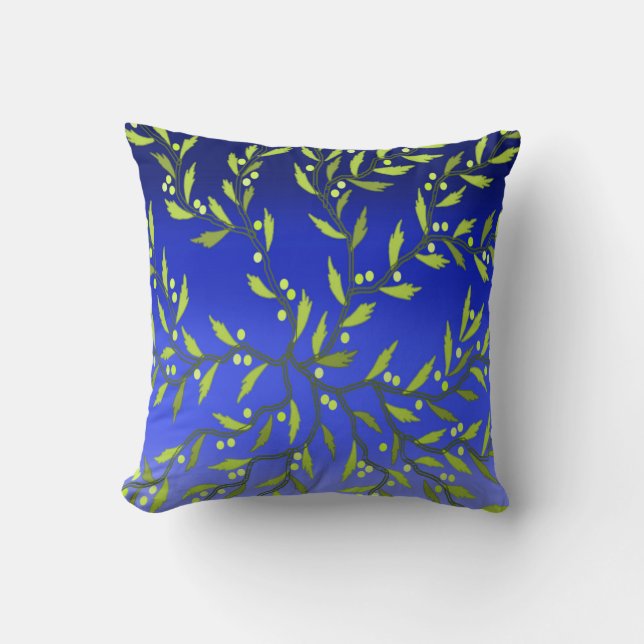 Seaweed Throw Pillow (Front)