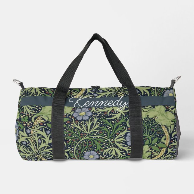 Seaweed Wallpaper Design, printed by John Henry De Duffle Bag (Front)