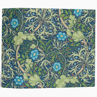Seaweed, William Morris 3 Ring Binder
