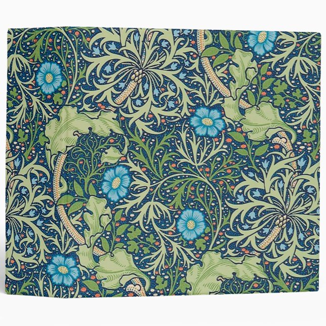 Seaweed, William Morris 3 Ring Binder (Front/Spine)