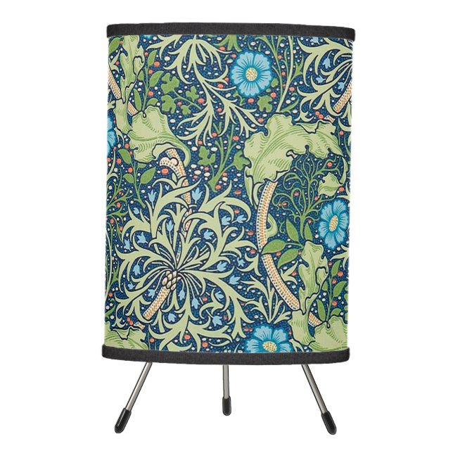 Seaweed, William Morris Tripod Lamp (Front)