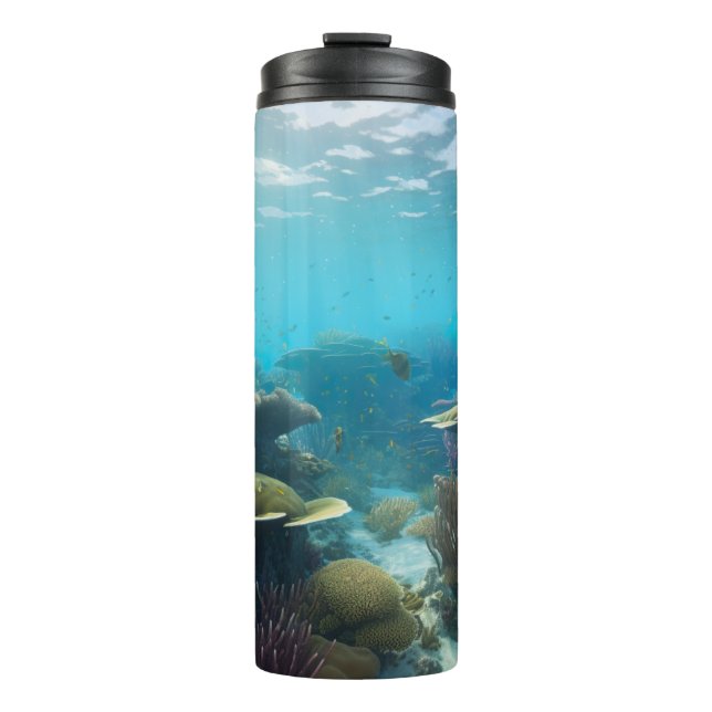 Seaworld design thermal tumbler (Front)