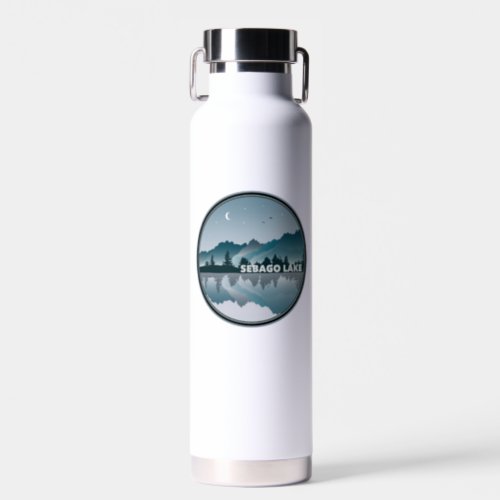 Sebago Lake Maine Reflection Water Bottle
