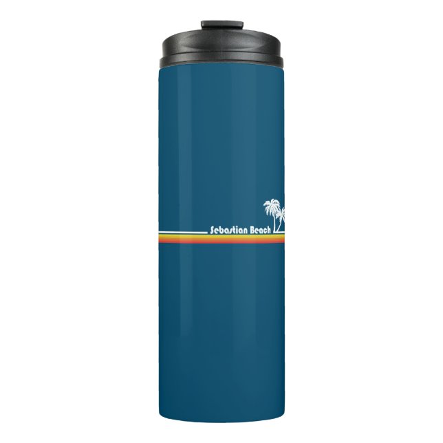 Sebastian Beach Fort Lauderdale Florida Thermal Tumbler (Front)