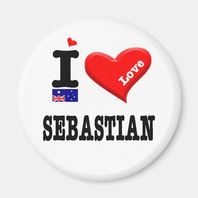 SEBASTIAN - I Love Magnet (Front)