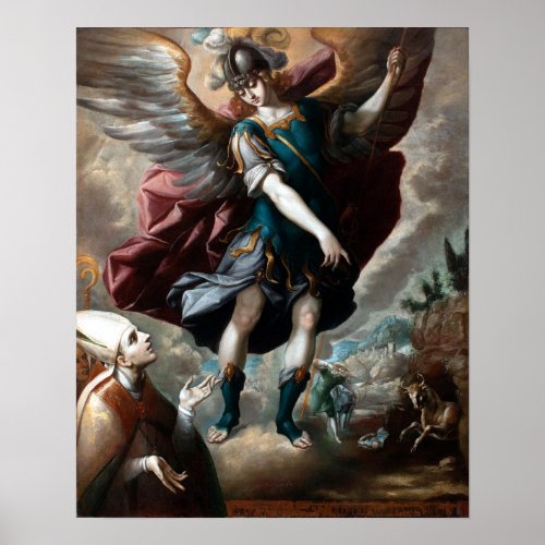 Sebastian Lopez de Arteaga Saint Michael Poster