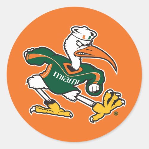 Sebastian The Ibis Classic Round Sticker