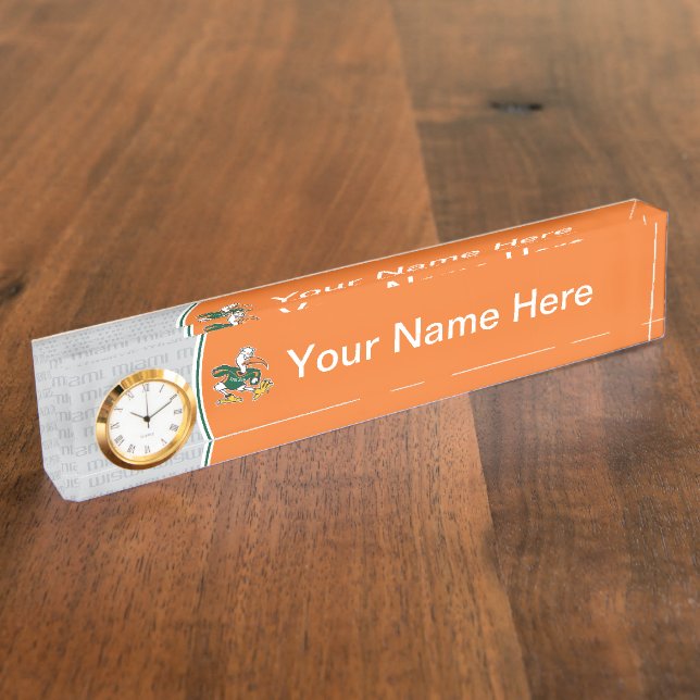 Sebastian The Ibis Desk Name Plate (Side)