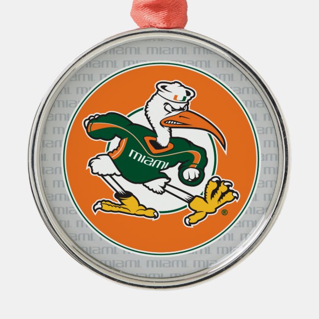 Sebastian The Ibis Metal Ornament (Front)