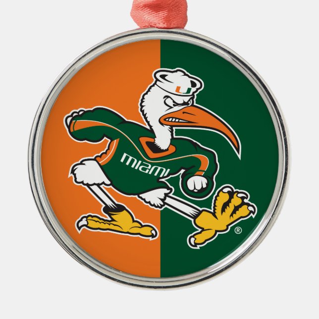 Sebastian The Ibis Metal Ornament (Front)