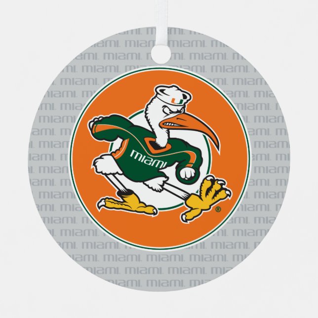 Sebastian The Ibis Metal Ornament (Front)