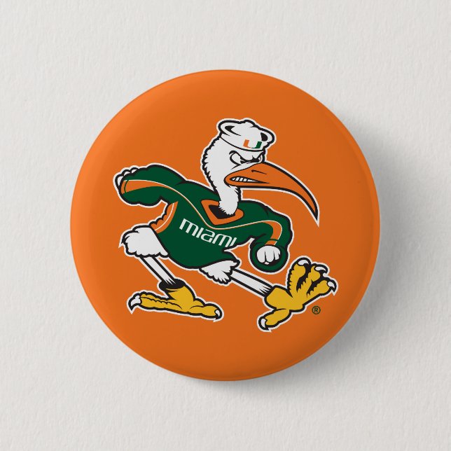 Sebastian The Ibis Pinback Button (Front)