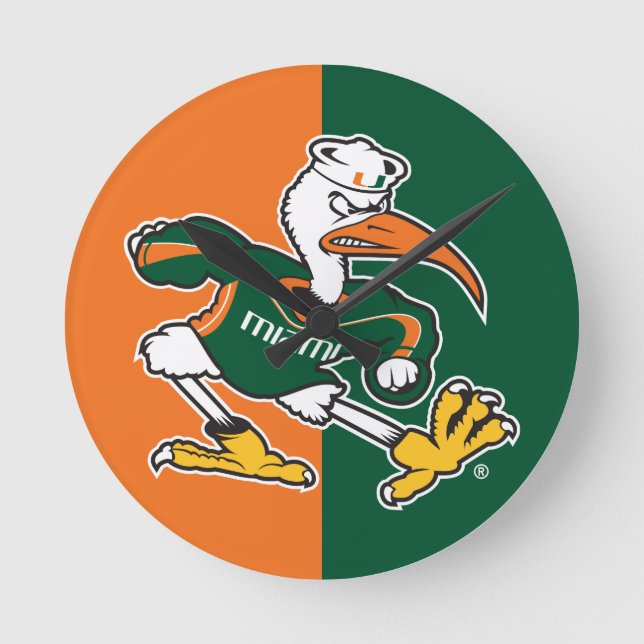 Sebastian The Ibis Round Clock (Front)