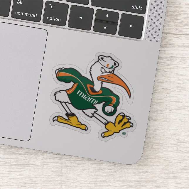 Sebastian The Ibis Sticker (Detail)
