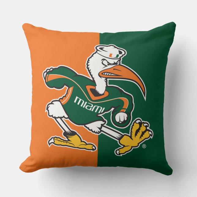 Sebastian The Ibis Throw Pillow (Front)