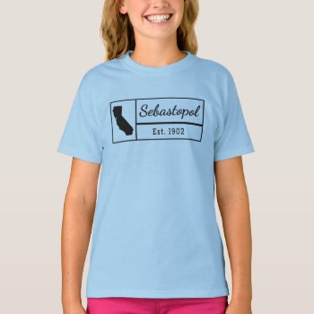 Sebastopol California Sonoma Gravenstein Apple  T-shirt by YellowSnail at Zazzle