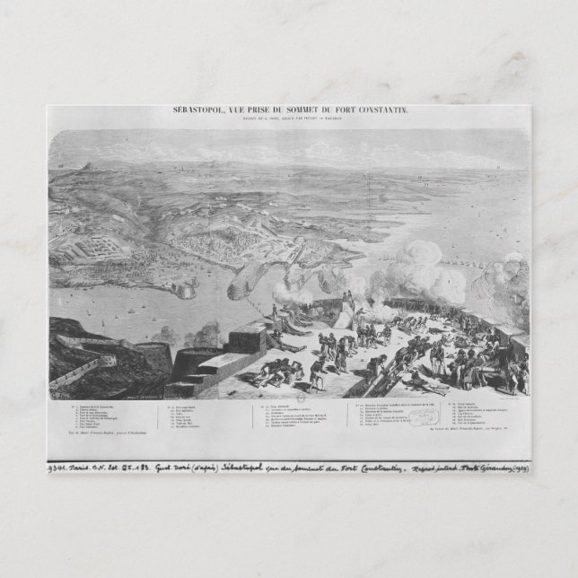 Sebastopol from Fort Constantin Postcard (Front)