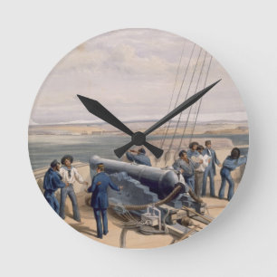 Sebastopol from the Sea, plate from 'The Seat of W Round Clock