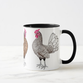 Sebright Bantam Chickens Ringer Mug