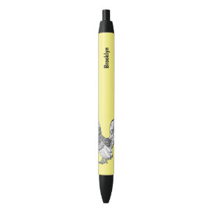 Sebright chicken cartoon illustration  pen
