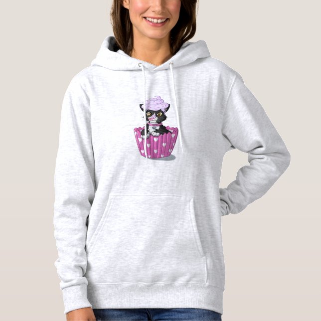 Sebrina Women's Basic Hooded Sweatshirt (Front)