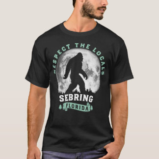 Sebring Florida Respect the Locals Swamp Ape T-Shirt
